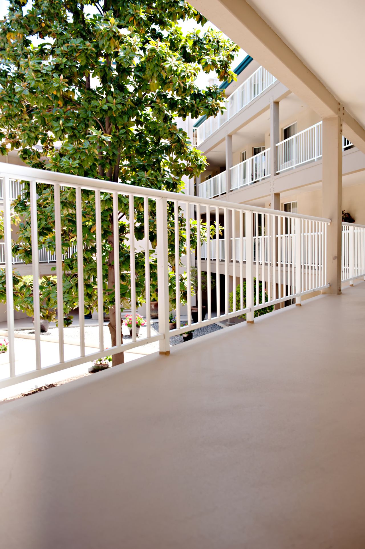 Properly sealed waterproof balcony