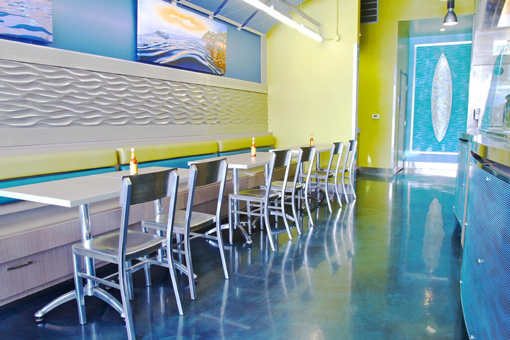 Stylish commercial front-of-house (FOH) flooring solutions